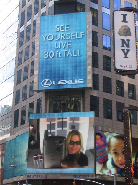Lexus Times Square Billboard