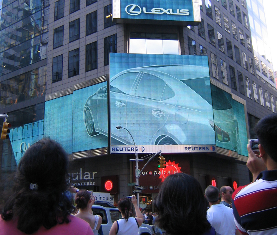 Lexus IS Times Square Billboard